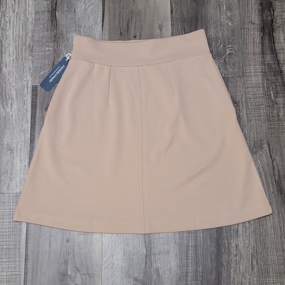 Fishers Finery Ponte Knit A-Line Skirt with Pockets - Picture 4 of 14